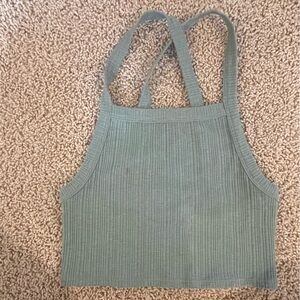 American Eagle Green Crop top size xsmall
